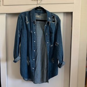 Nordstrom Denim oversized jacket